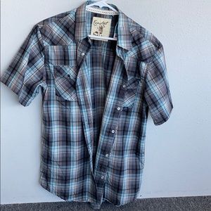 Men’s Coastal snap button Dress shirt
